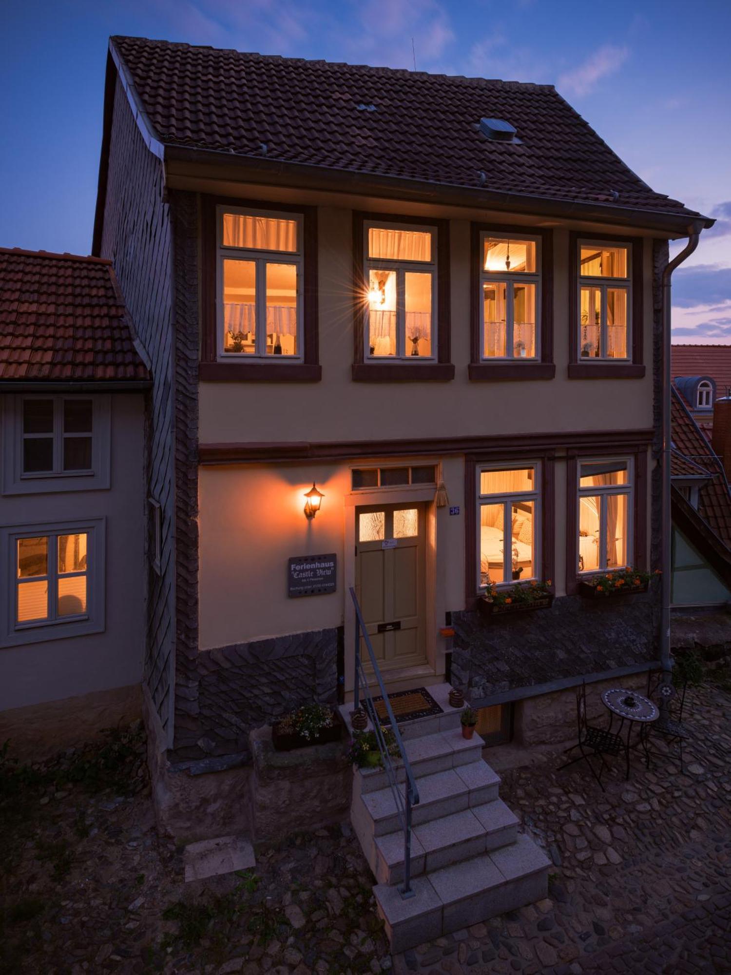 Ferienhaus Castle View เควดลินบวร์ก ภายนอก รูปภาพ